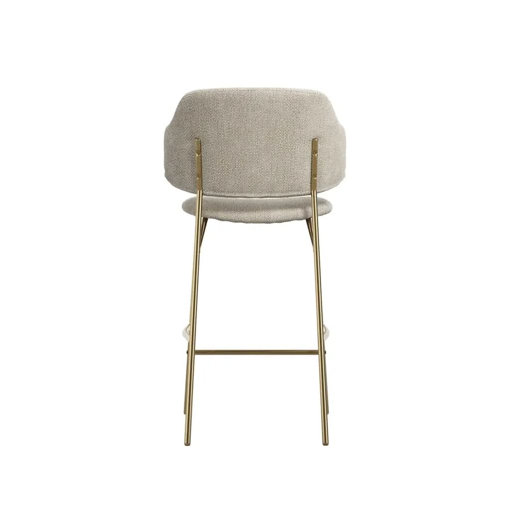 Ashford & Grey Dorchester Wheat and Gold Counter Stool   Nicholas John Interiors