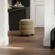Ashford & Grey Emi Mole / Black Pouffe   Nicholas John Interiors