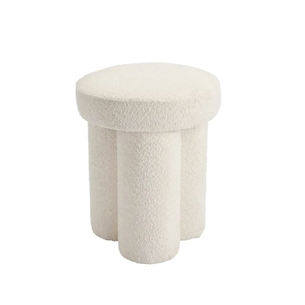 Ashford & Grey Fargo Snow Stool   Nicholas John Interiors
