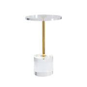 Ashford & Grey Hollywood Clear Side Table   Nicholas John Interiors