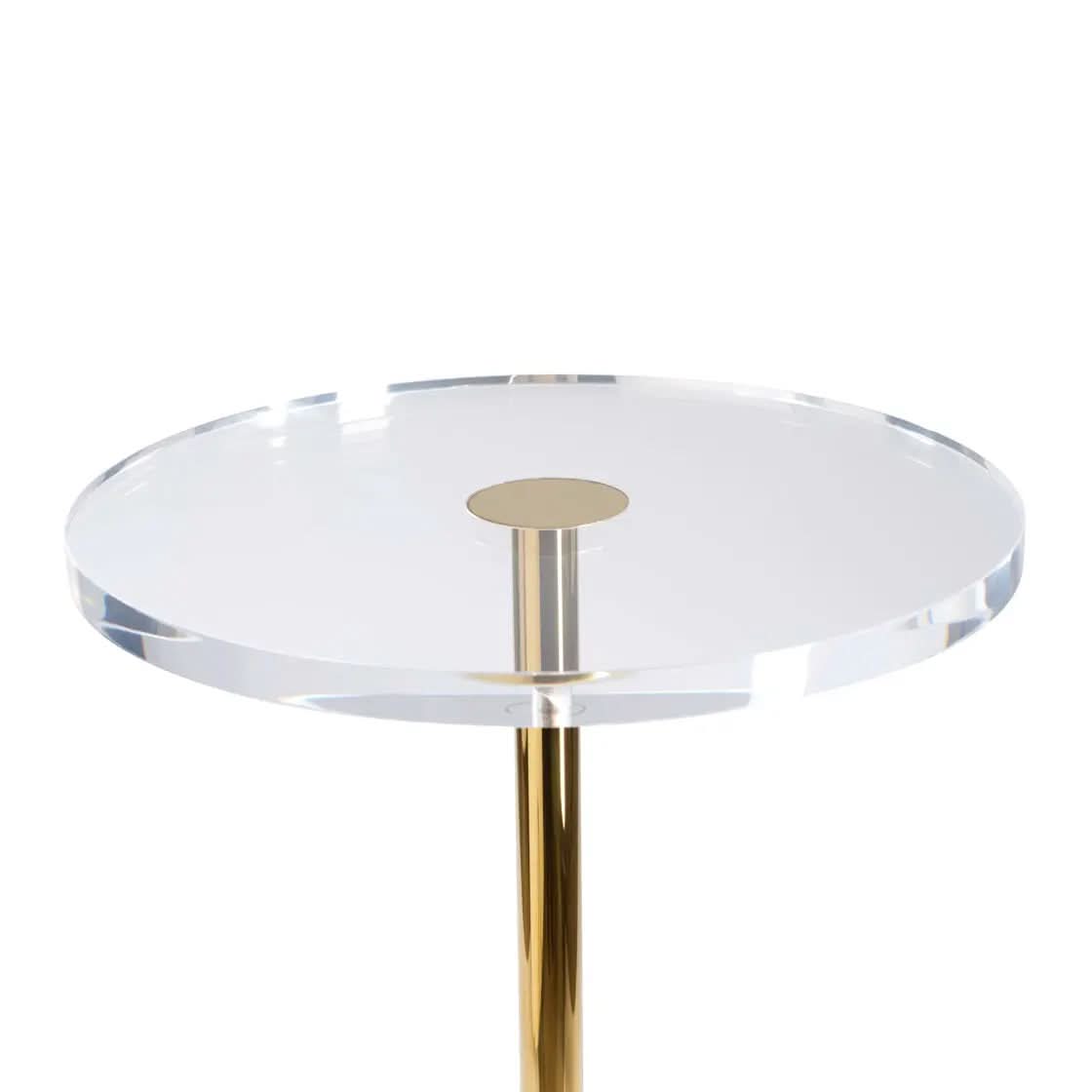 Ashford & Grey Hollywood Clear Side Table   Nicholas John Interiors