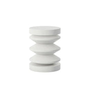 Ashford & Grey Iris White Side Table   Nicholas John Interiors