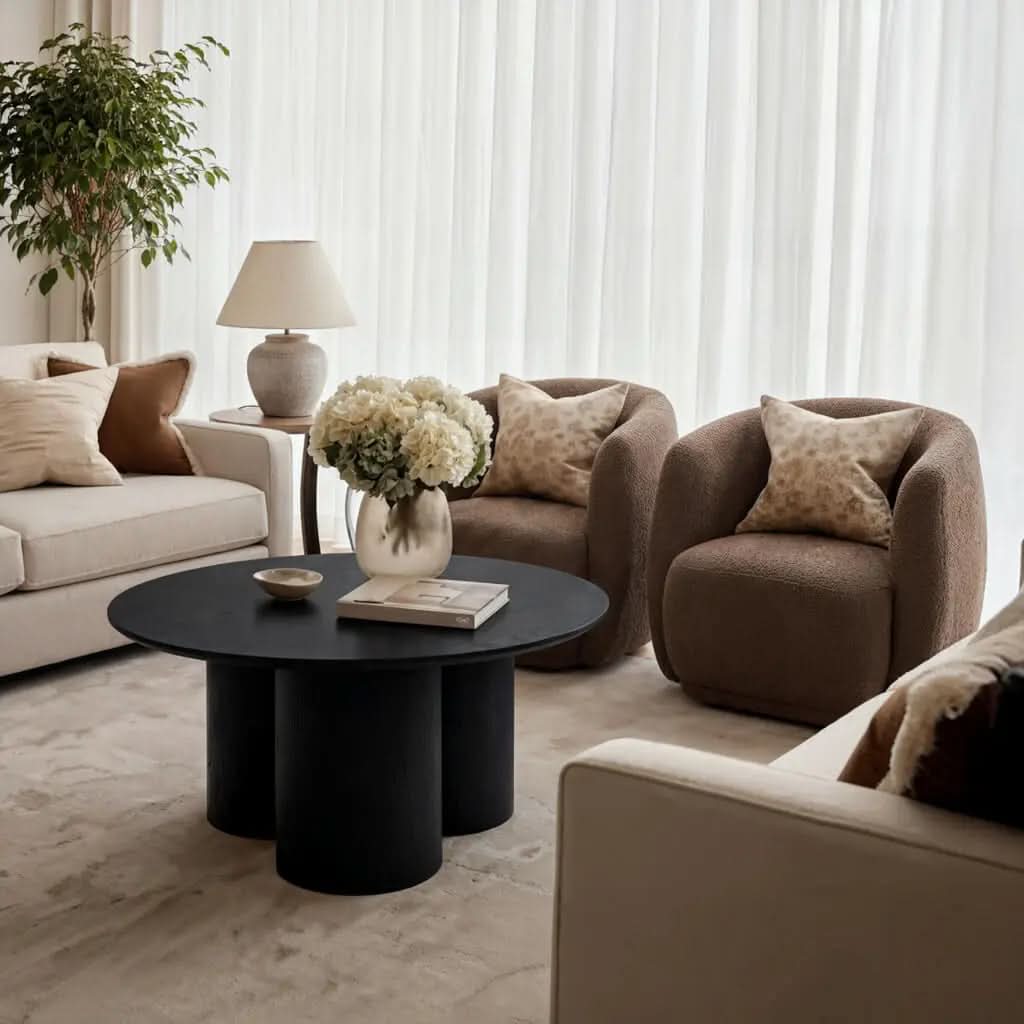 Ashford & Grey Lane Black Coffee Table   Nicholas John Interiors