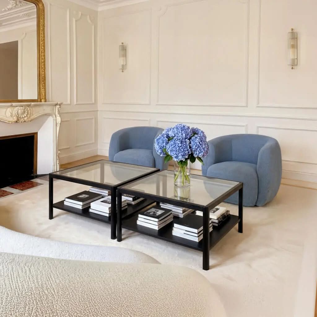 Ashford & Grey Ray Black Coffee Table   Nicholas John Interiors