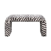 Ashford & Grey Rosa Zebra Bench   Nicholas John Interiors