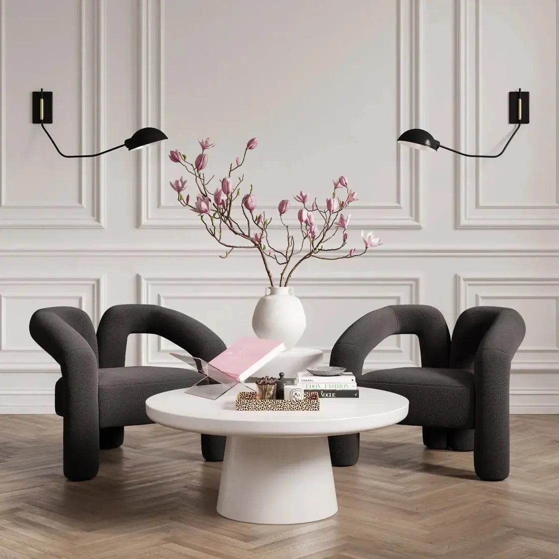 Ashford & Grey Rumi White Coffee Table   Nicholas John Interiors