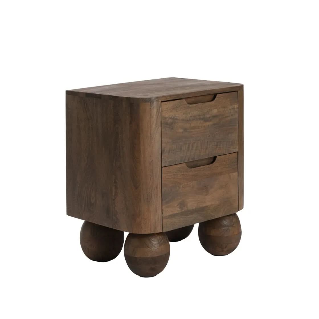 Ashford & Grey Shibui Light Brown Bedside   Nicholas John Interiors