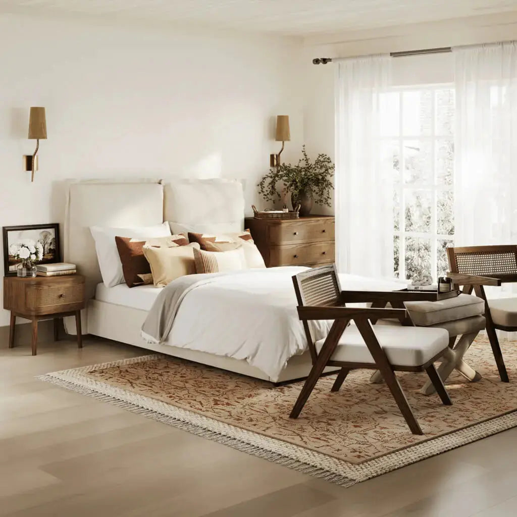 Ashford & Grey Sunday Ivory Bed   Nicholas John Interiors