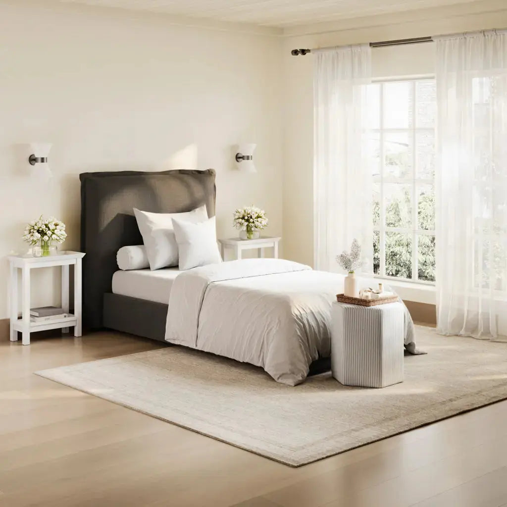 Ashford & Grey Sunday Ivory Bed   Nicholas John Interiors