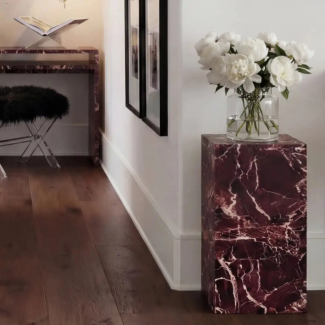 Ashford & Grey Sur Rosso Levanto Small Pedestal   Nicholas John Interiors