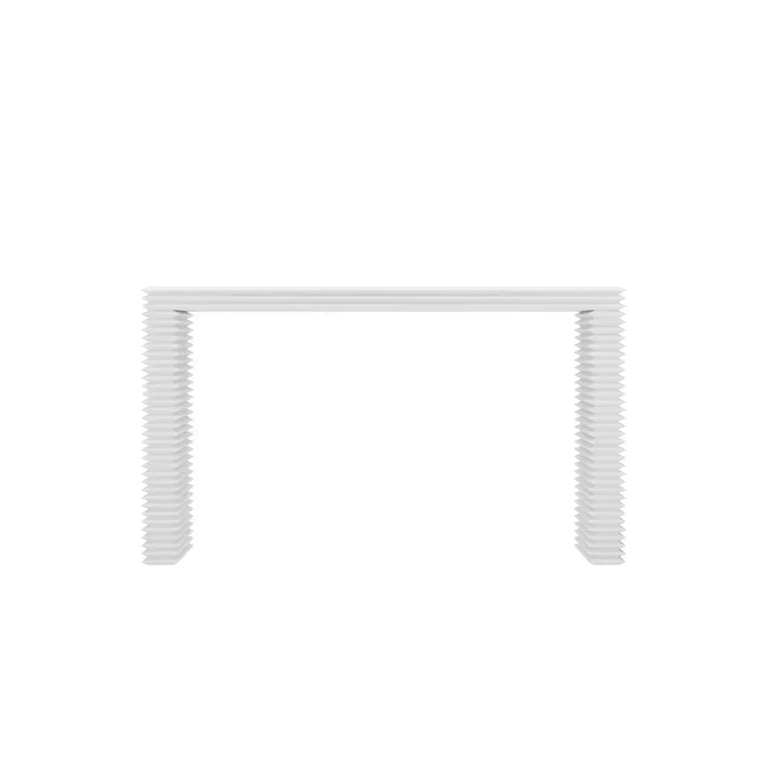 Ashford & Grey Zen White Console Table   Nicholas John Interiors