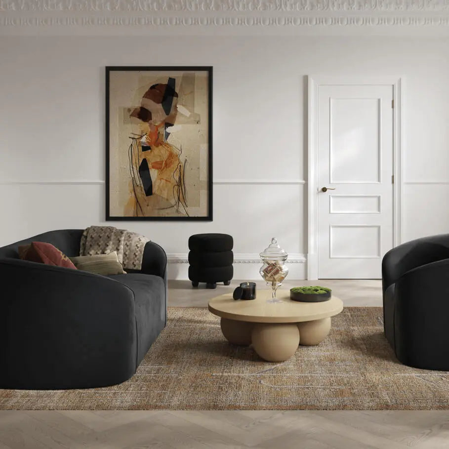 Ashford & Grey Zuma Black Sofa   Nicholas John Interiors