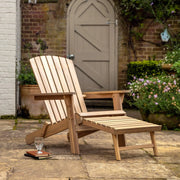 Aspera Lounge Chair with Footstool   Nicholas John Interiors
