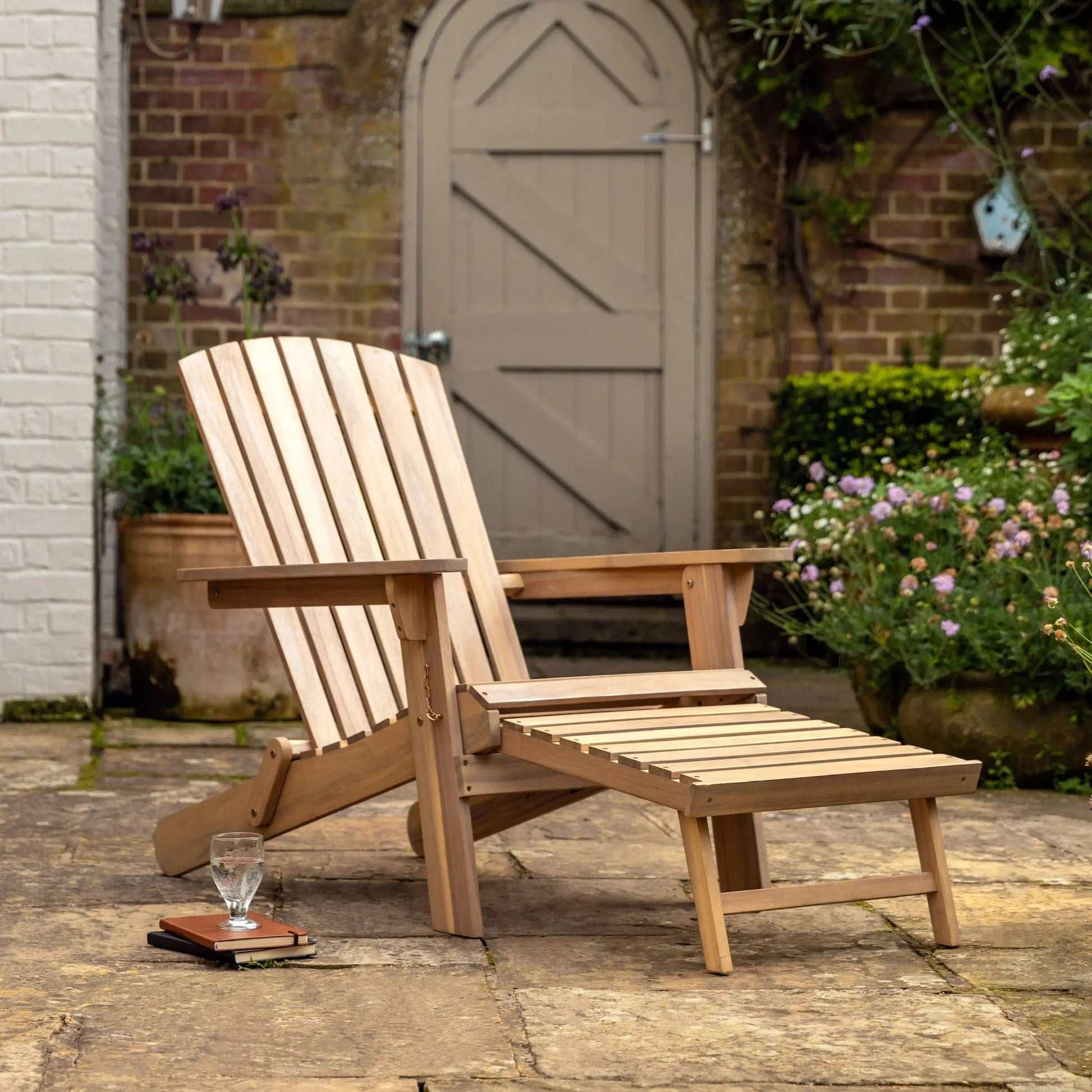 Aspera Lounge Chair with Footstool   Nicholas John Interiors
