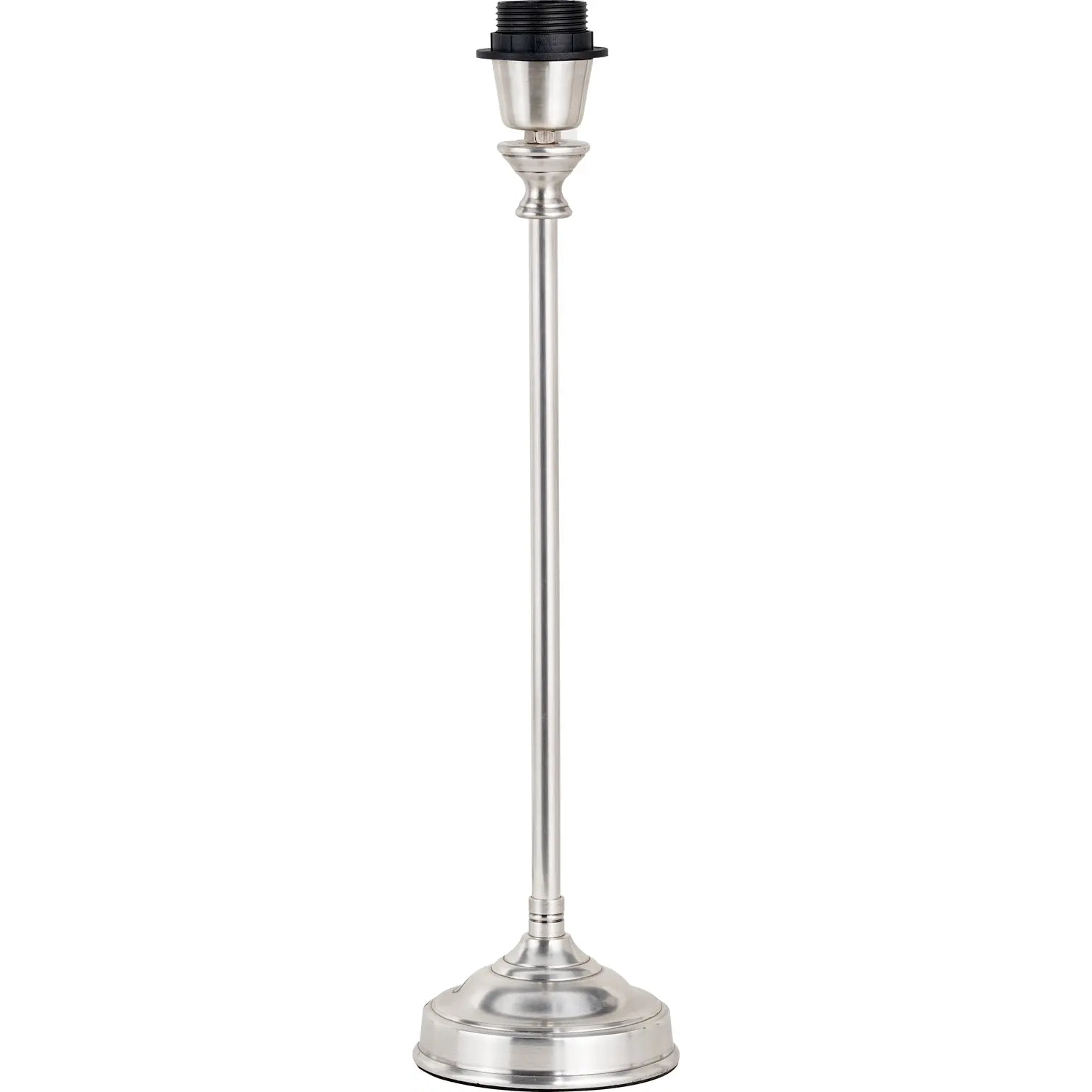 Auden Silver Metal Stick Table Lamp Base