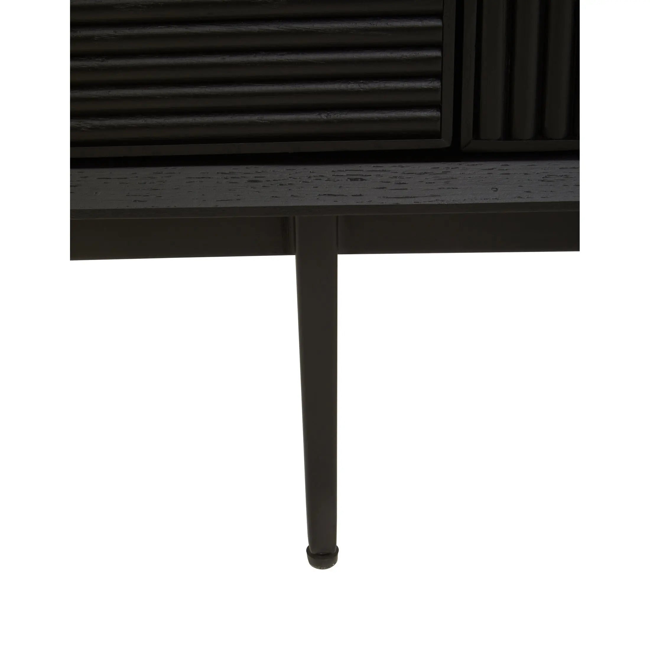 Azara Black Finish Media Unit  Nicholas John Interiors