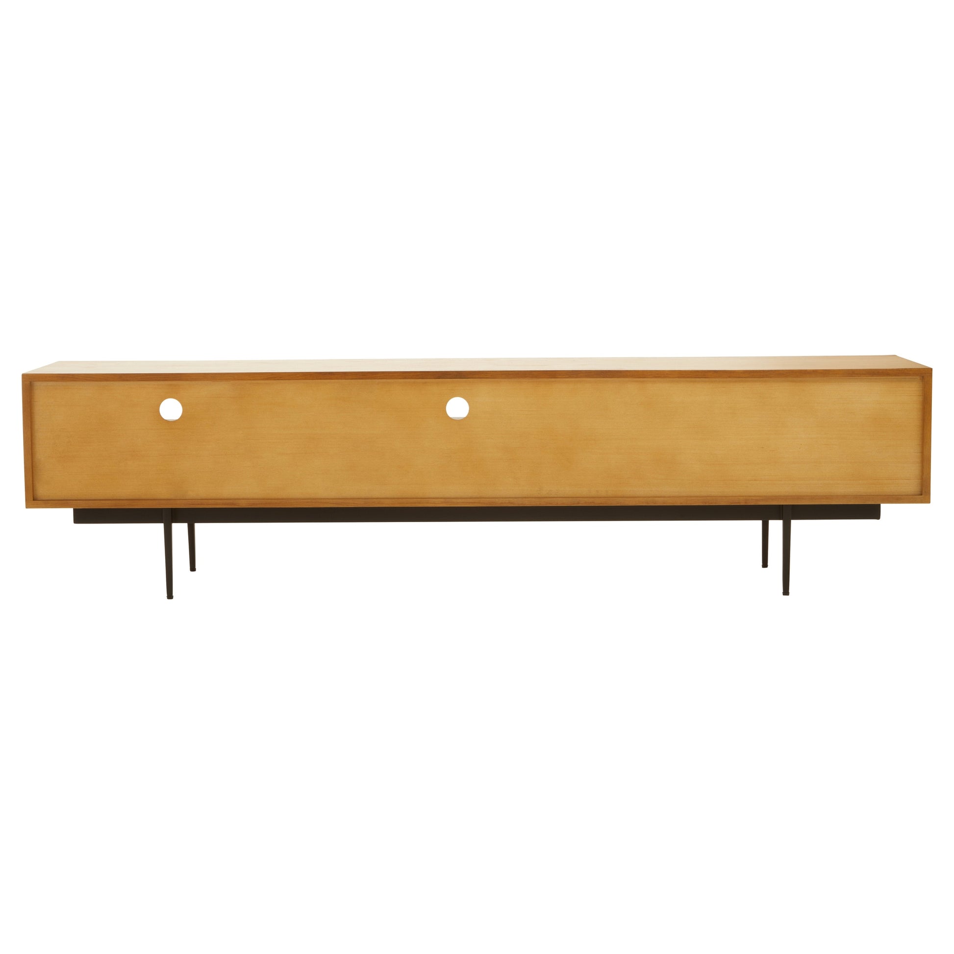 Azara Natural Finish Media Unit  Nicholas John Interiors