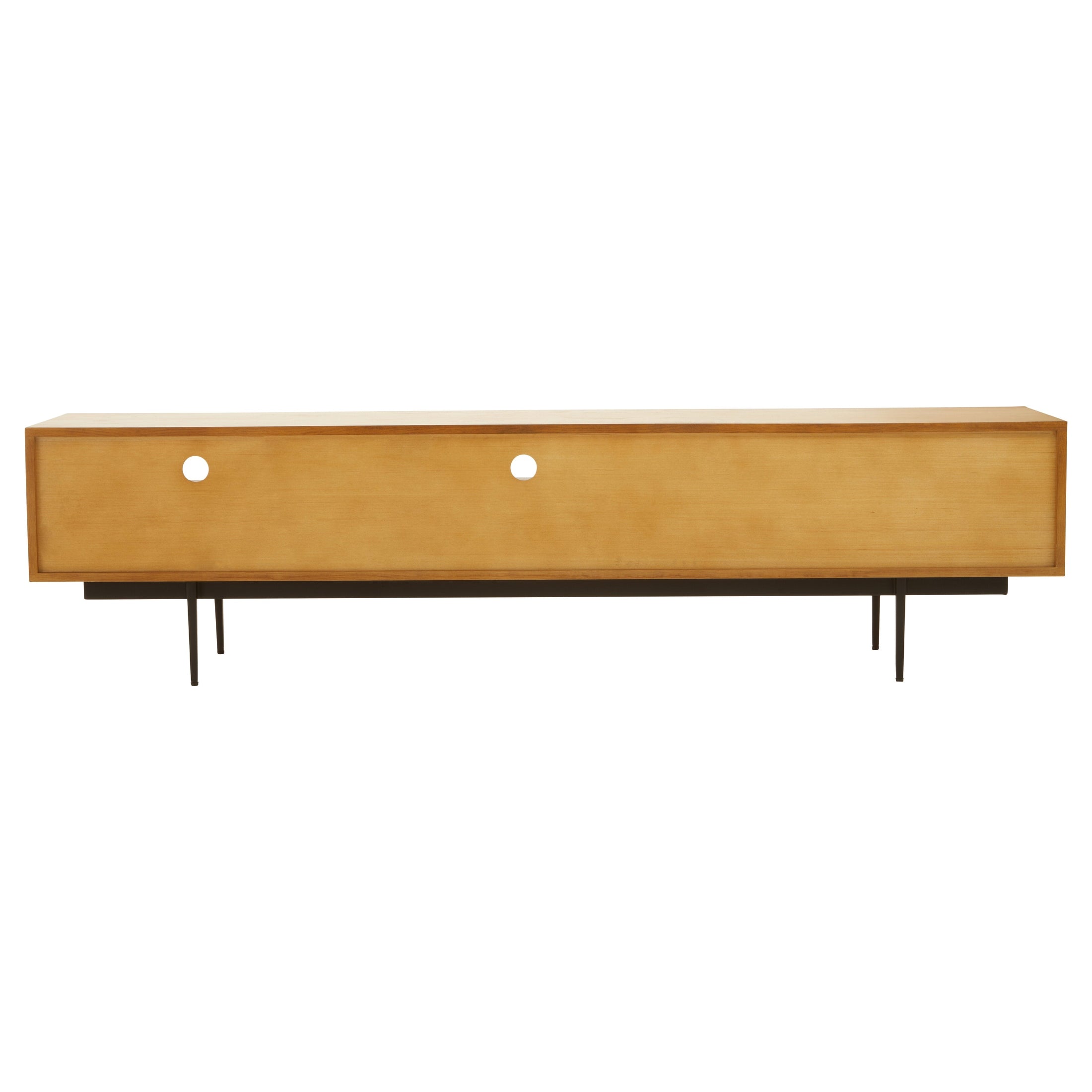 Azara Natural Finish Media Unit  Nicholas John Interiors