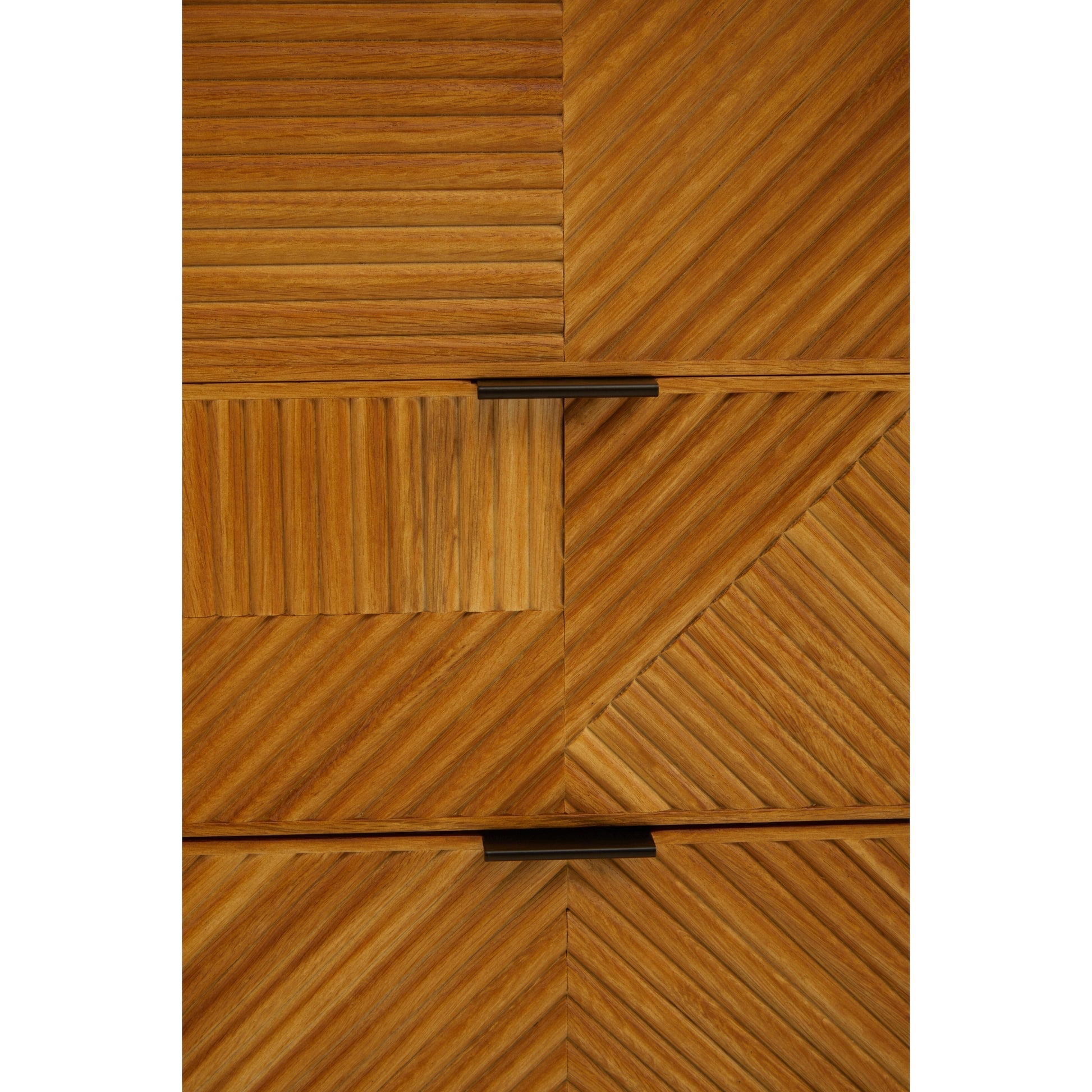 Azara Natural Finish Sideboard with 4 Doors and  3 Drawers  Nicholas John Interiors
