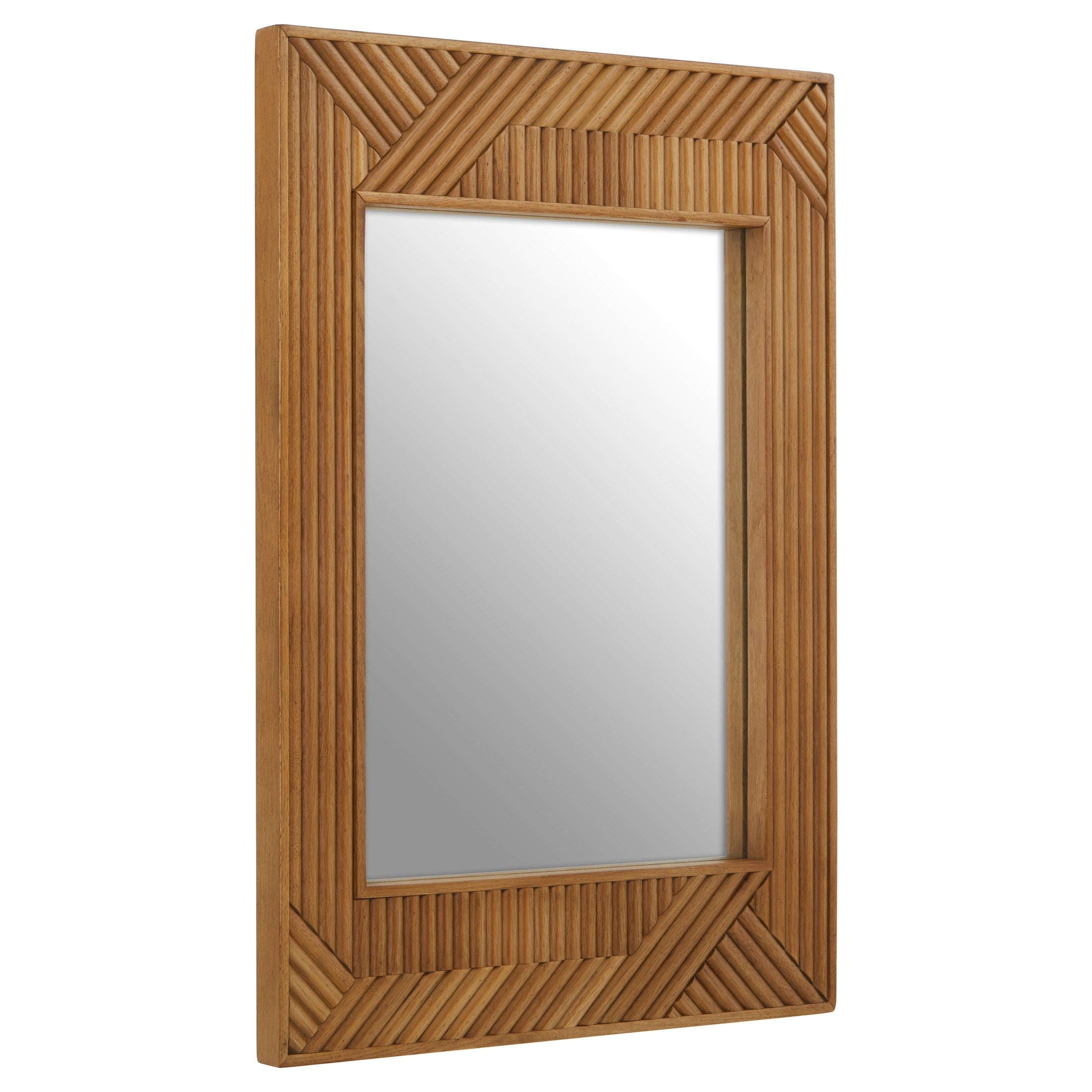 Azara Natural Finish Wall Mirror  Nicholas John Interiors