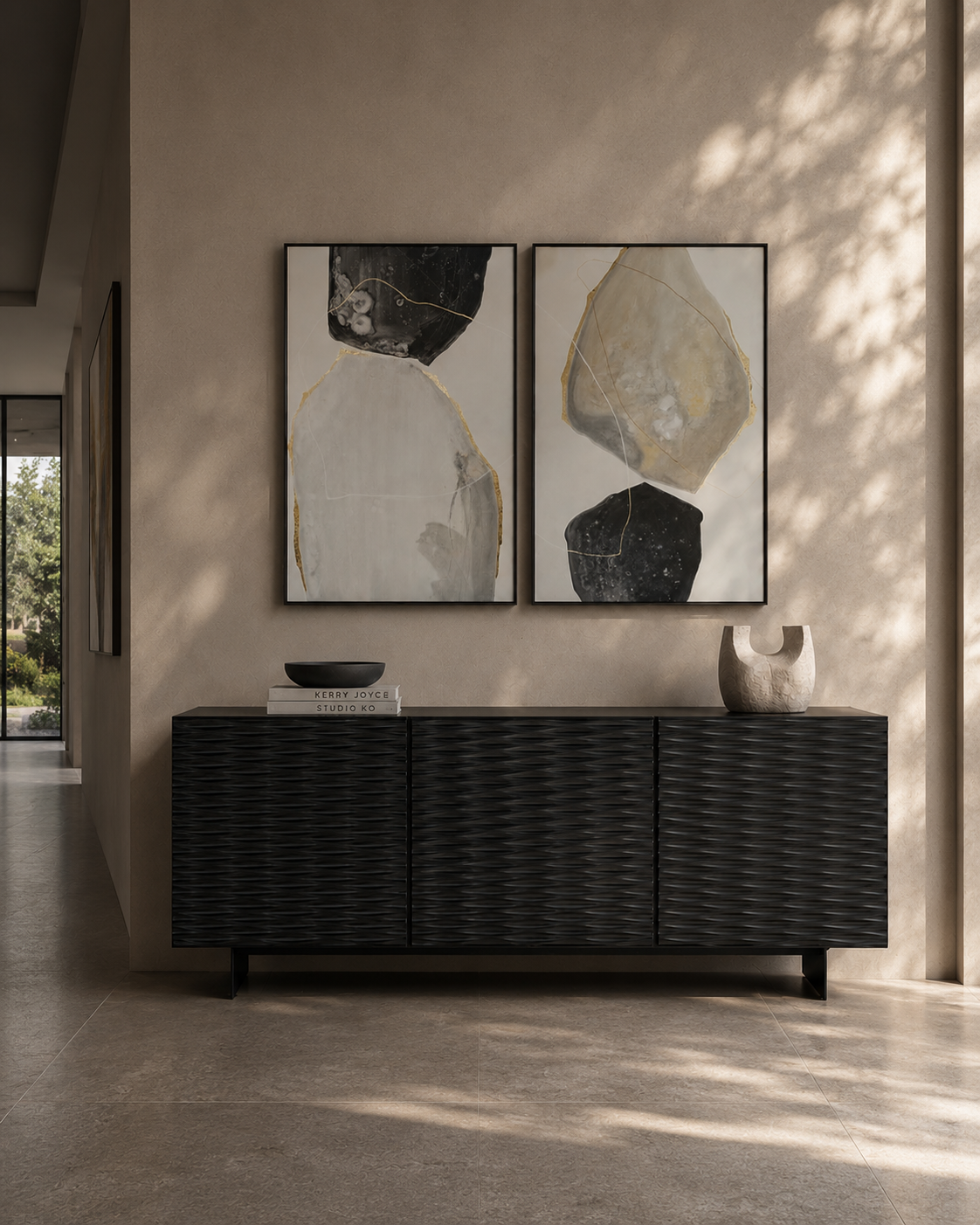 Tommy Franks Vibe Buffet in Black   Nicholas John Interiors