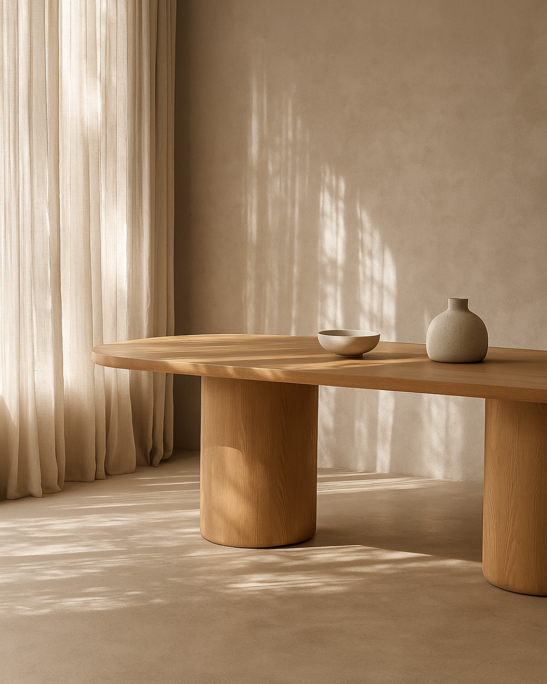 Berwick Dining Table 240 - Ash Oak   Nicholas John Interiors