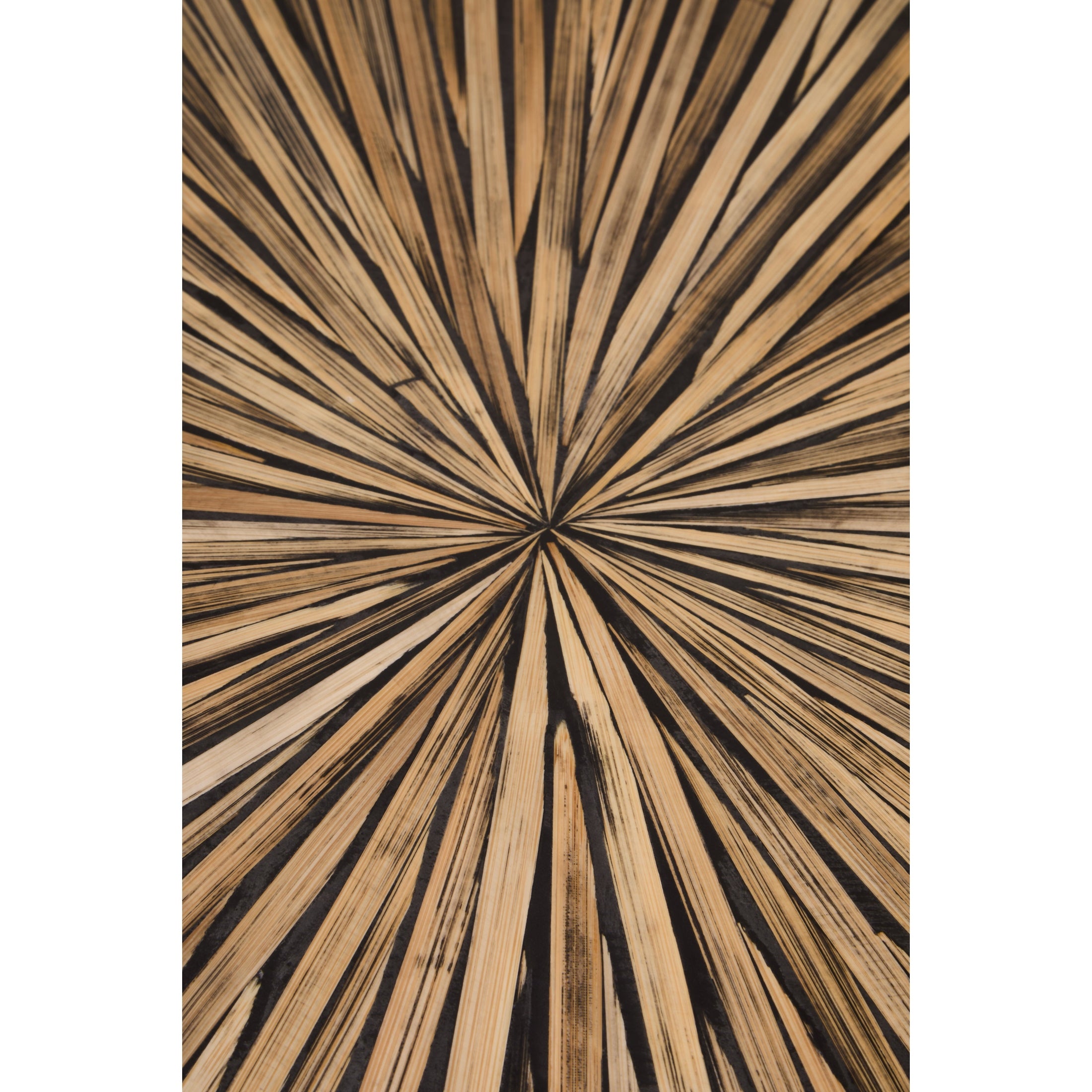 Bambrae Bamboo Inlay Round Coffee Table  Nicholas John Interiors