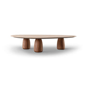 Tommy Franks Basilca Coffee Table - Walnut Travertine