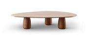 Tommy Franks Basilca Coffee Table - Walnut Travertine   Nicholas John Interiors