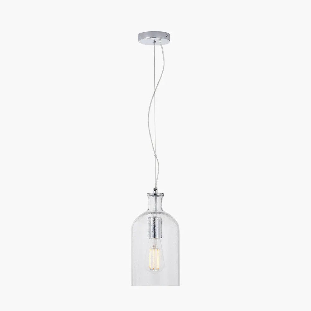 Bellamy Clear Glass Bubble Pendant  Nicholas John Interiors
