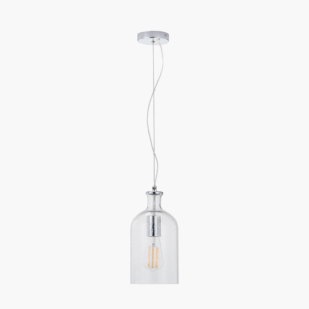 Bellamy Clear Glass Bubble Pendant  Nicholas John Interiors