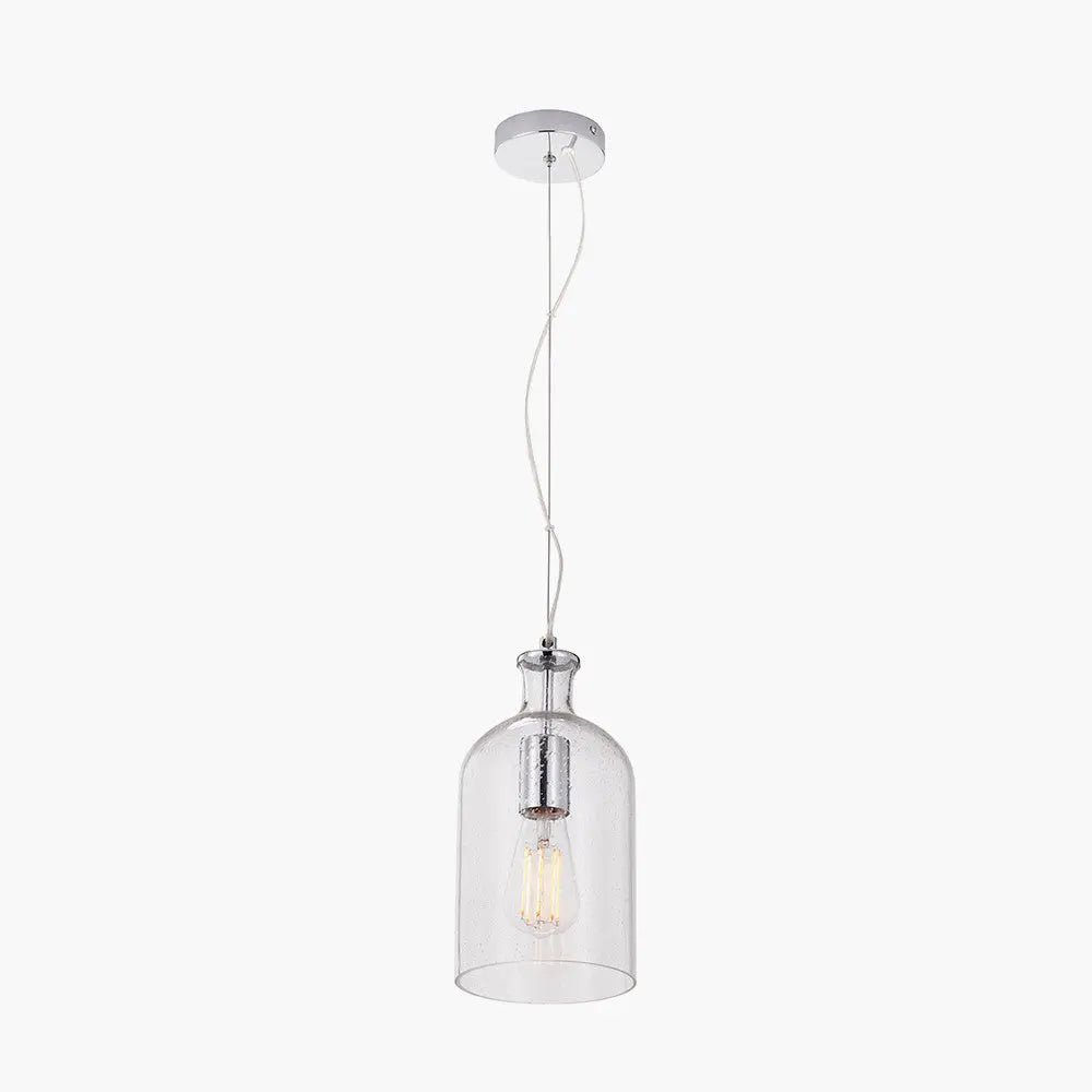 Bellamy Clear Glass Bubble Pendant  Nicholas John Interiors