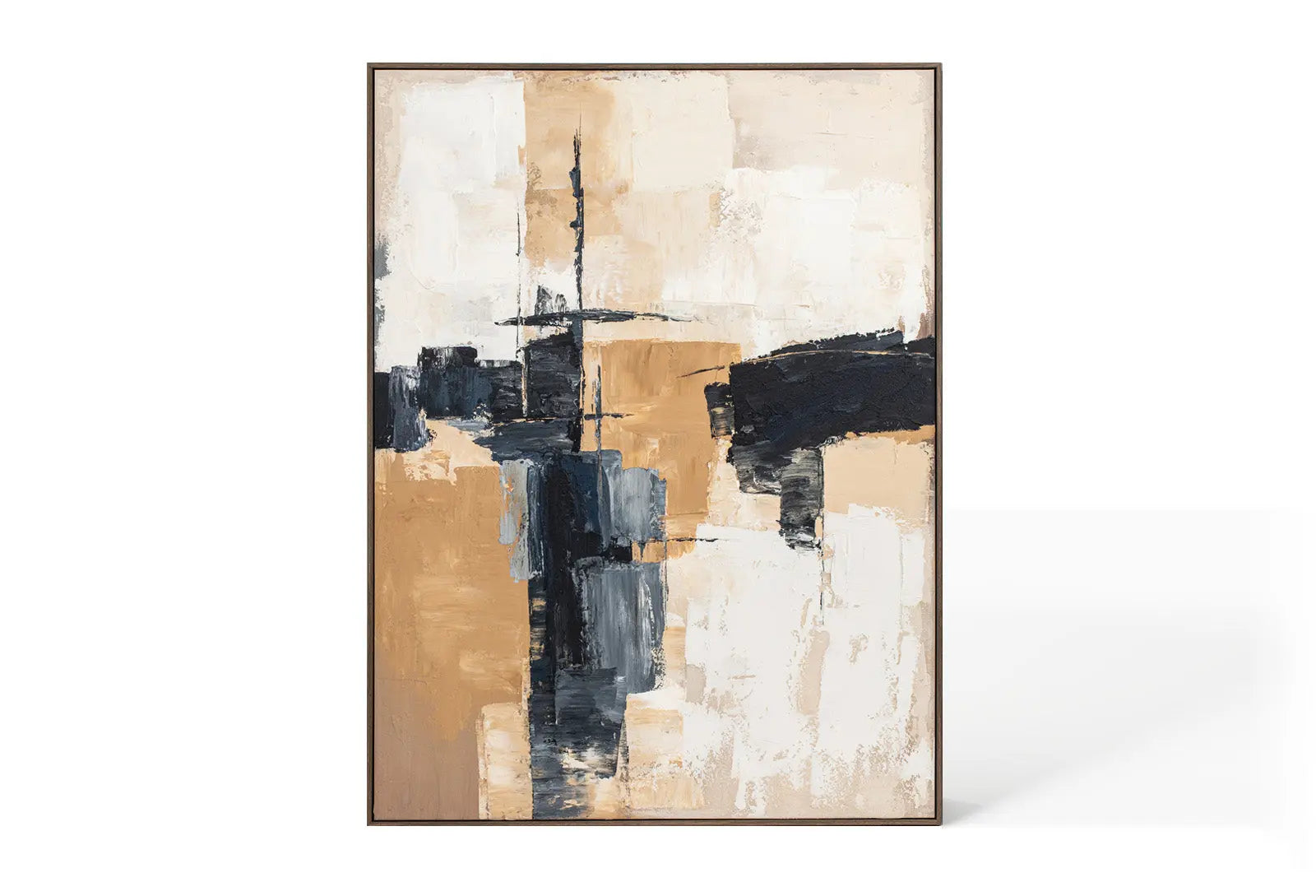 Berkeley Designs Abstract 76 Framed Canvas – 100 x 100 cm  Nicholas John Interiors