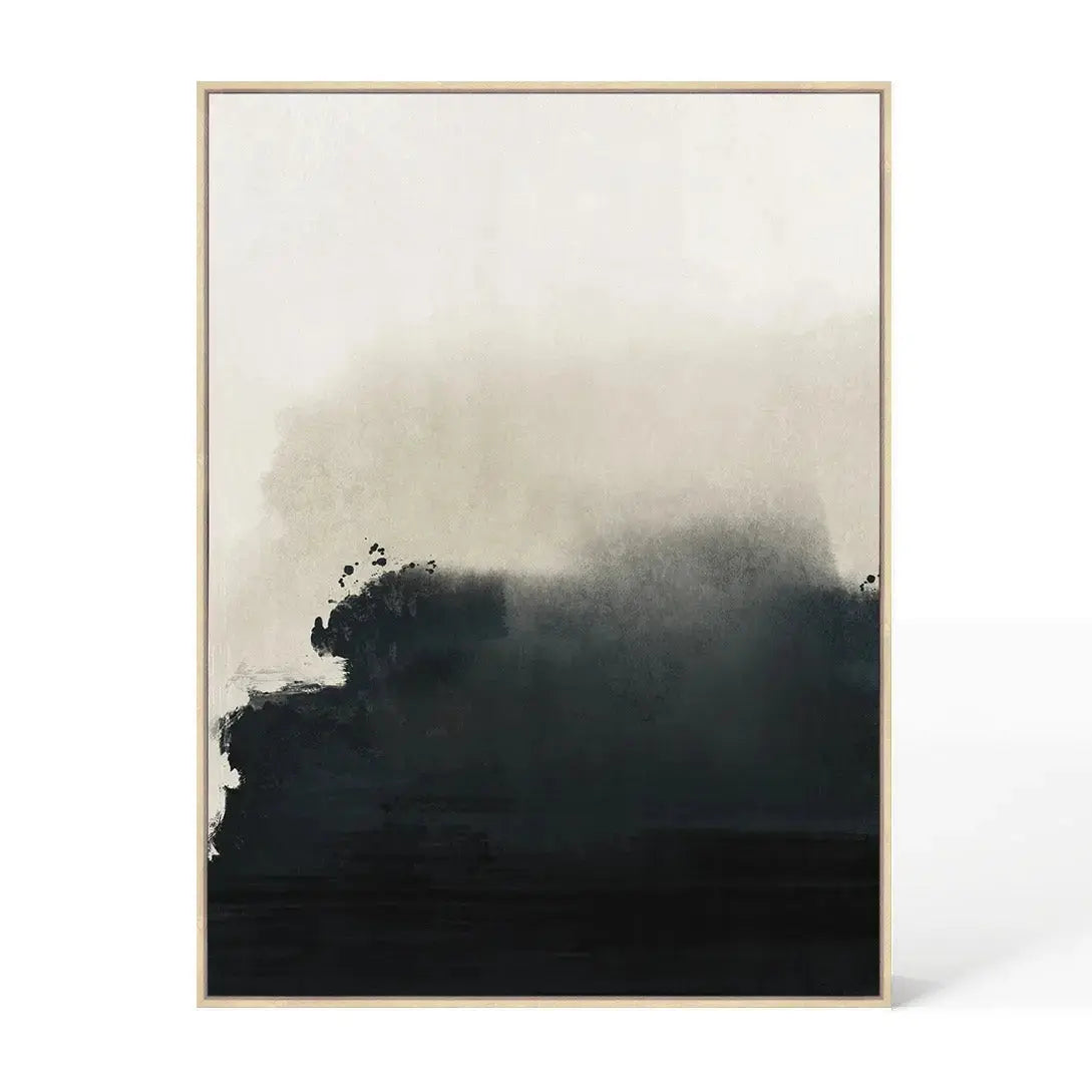 Berkeley Designs Abstract 80 – Bamboo Framed Canvas   Nicholas John Interiors