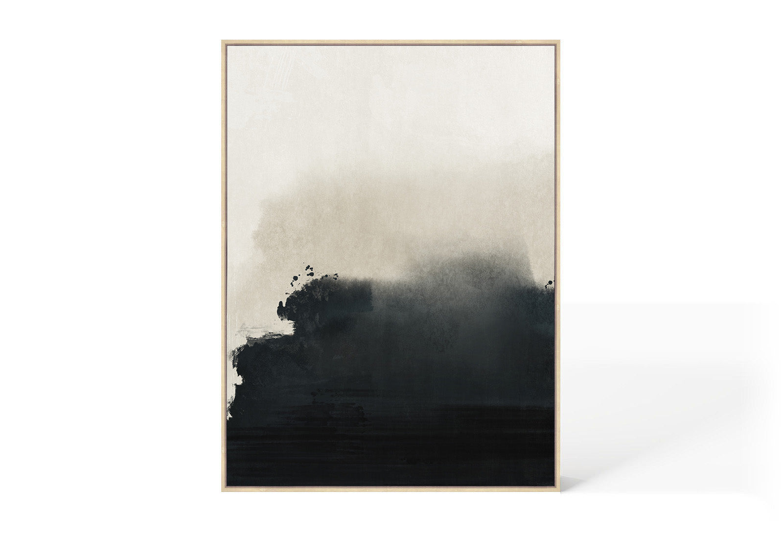 Berkeley Designs Abstract 80 – Bamboo Framed Canvas  Nicholas John Interiors