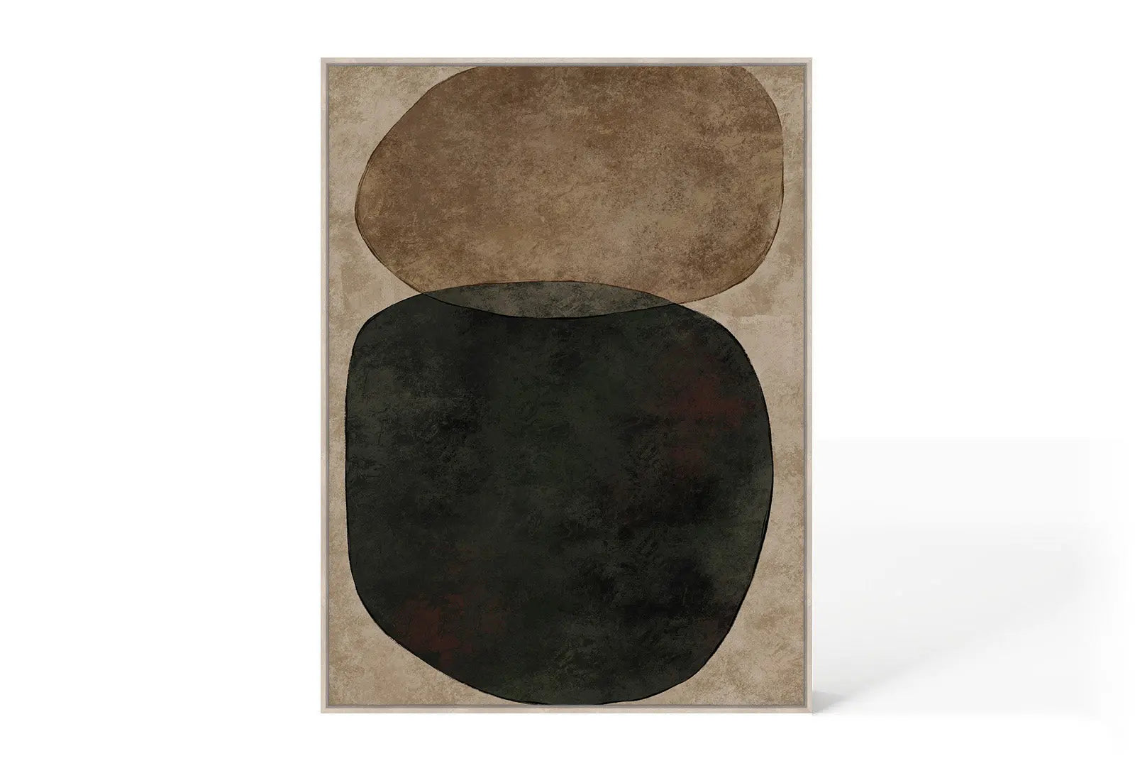 Berkeley Designs Abstract 84 – Light Wood Framed Canvas  Nicholas John Interiors