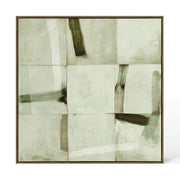 Berkeley Designs Abstract 85 – Oak Framed Canvas   Nicholas John Interiors