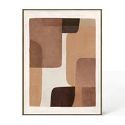 Berkeley Designs Abstract 87 – Oak Framed Canvas   Nicholas John Interiors