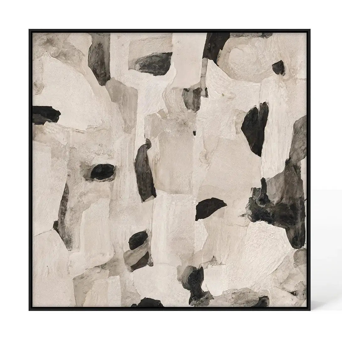 Berkeley Designs Abstract 91 – Black Framed Canvas   Nicholas John Interiors