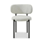 Berkeley Designs Modena Dining Chair – Neutral Bouclé   Nicholas John Interiors