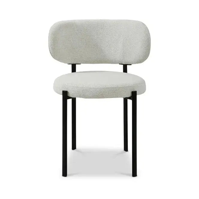 Berkeley Designs Modena Dining Chair – Neutral Bouclé   Nicholas John Interiors