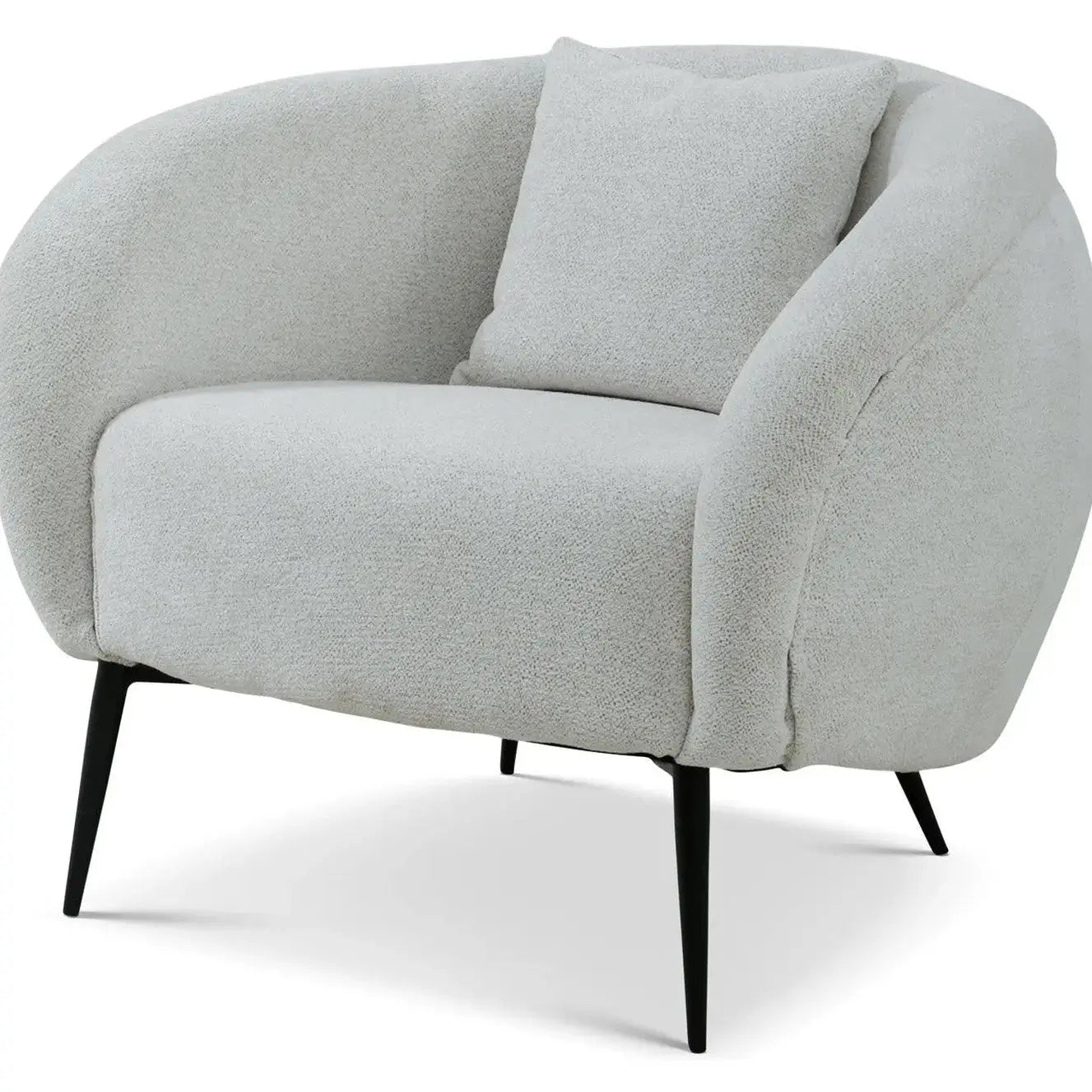 Berkeley Designs Naples Neutral Upholstered Accent Chair   Nicholas John Interiors