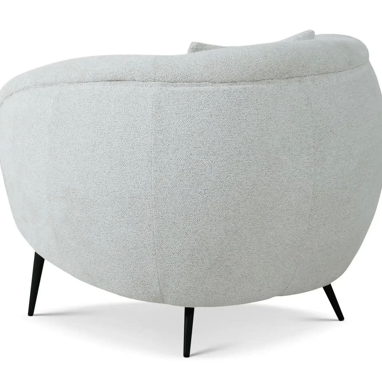 Berkeley Designs Naples Neutral Upholstered Accent Chair   Nicholas John Interiors