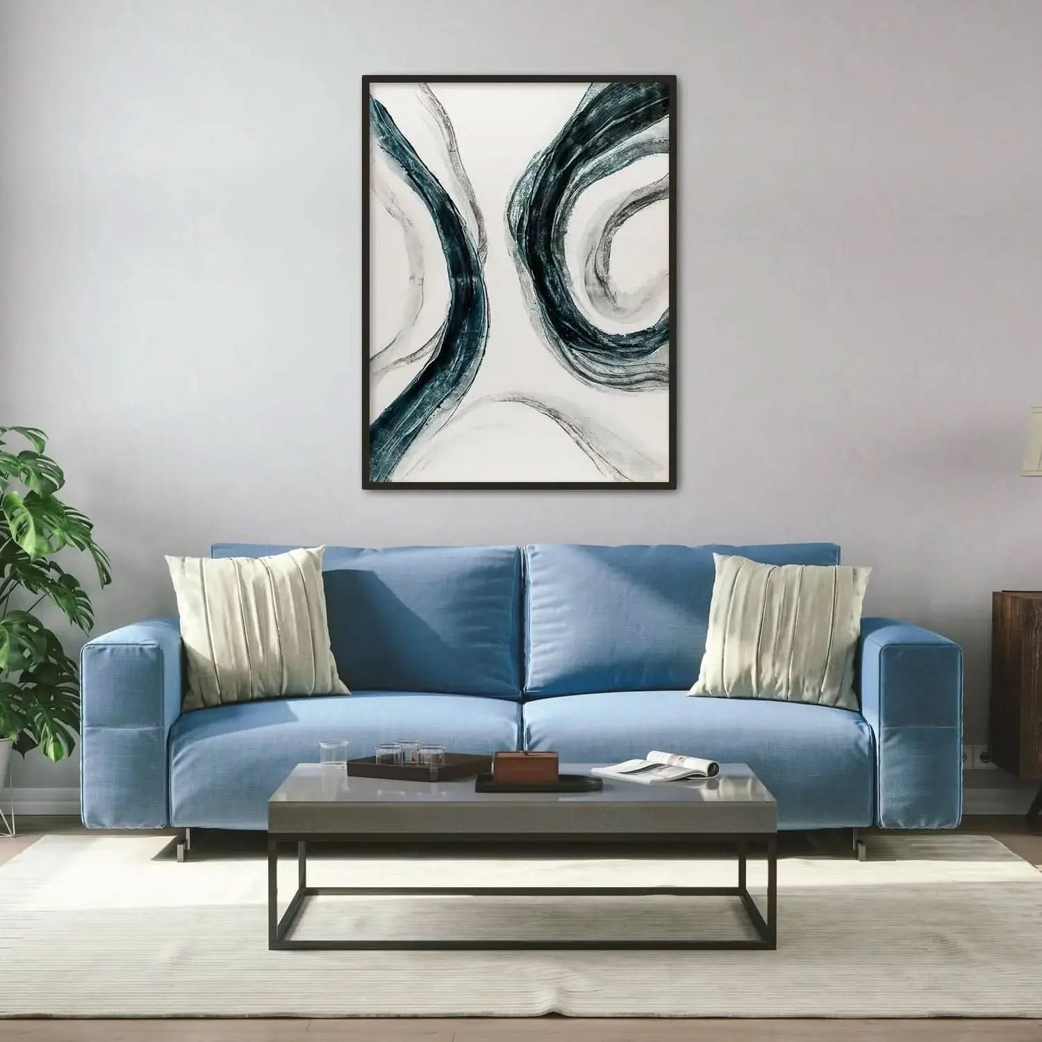 Berkeley Designs Oil on Canvas 04   Nicholas John Interiors