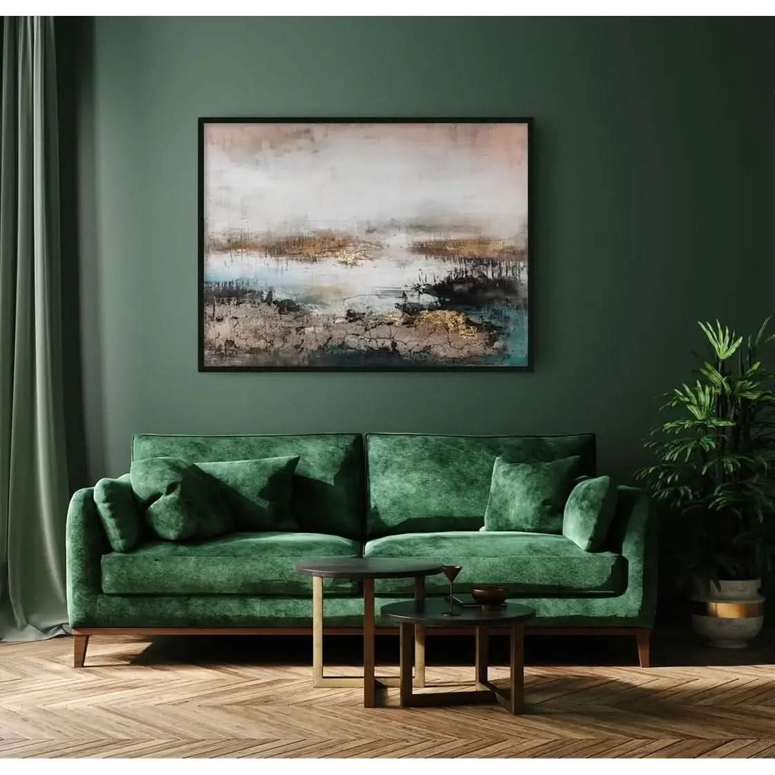 Berkeley Designs Oil on Canvas 05   Nicholas John Interiors