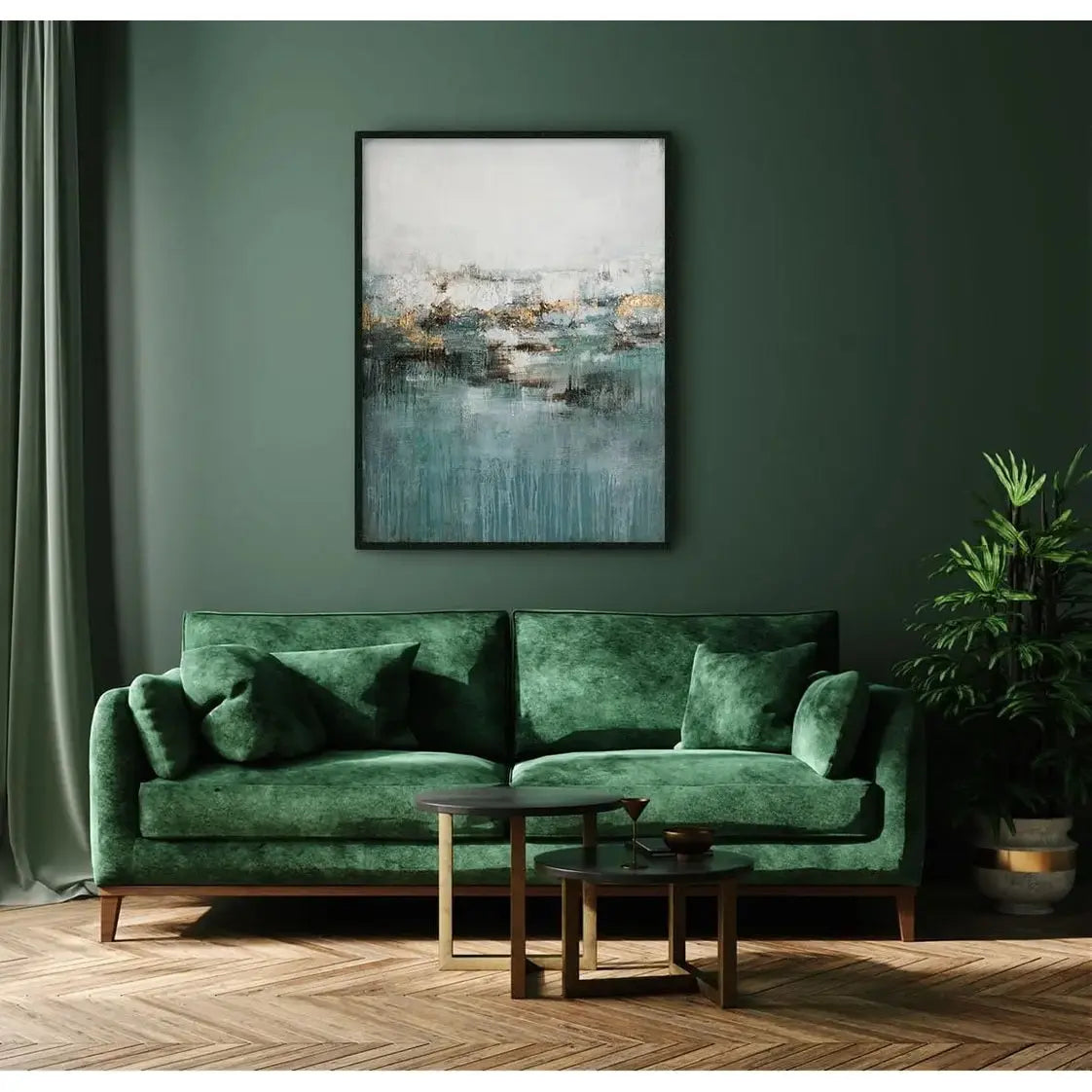 Berkeley Designs Oil on Canvas 06   Nicholas John Interiors