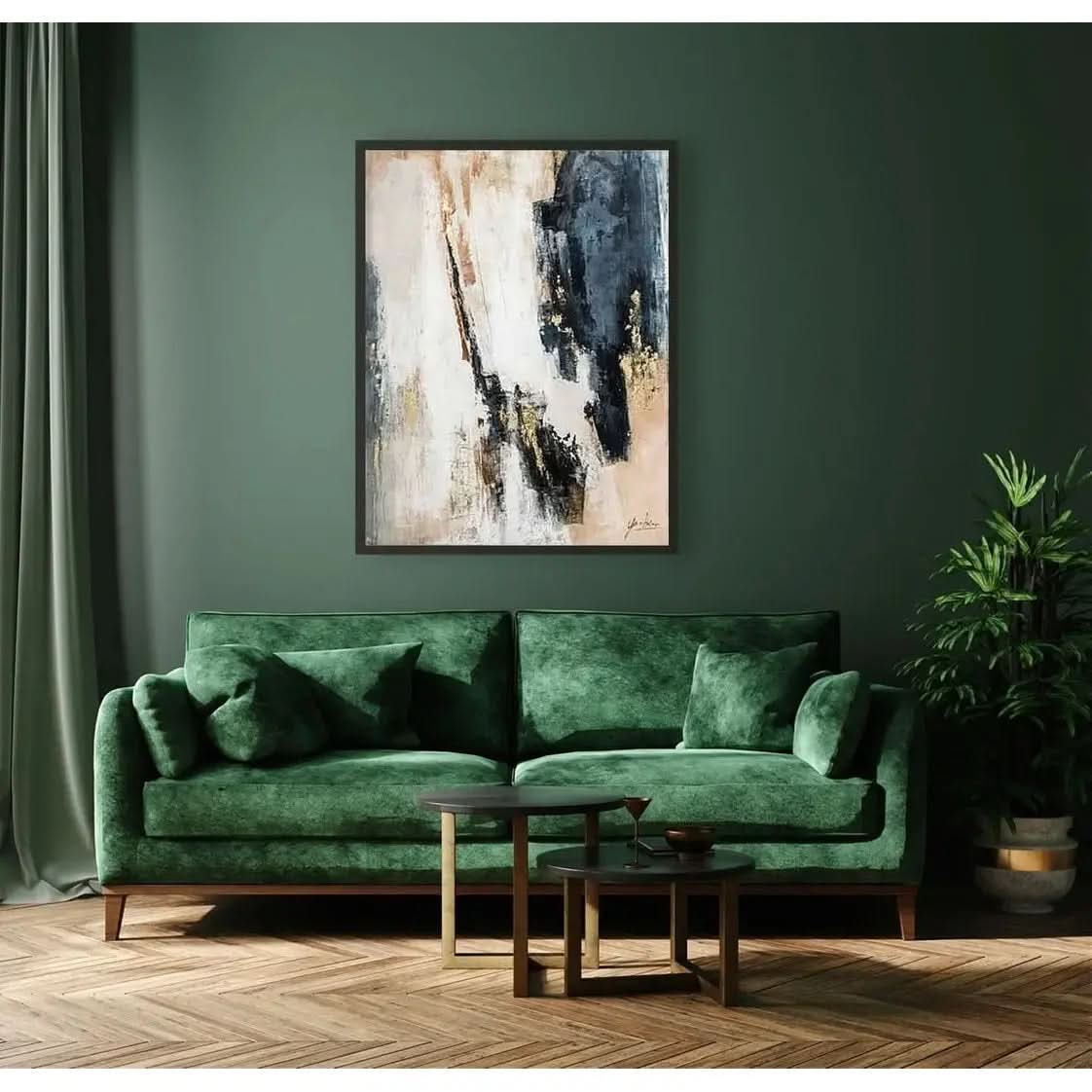 Berkeley Designs Oil on Canvas 11   Nicholas John Interiors