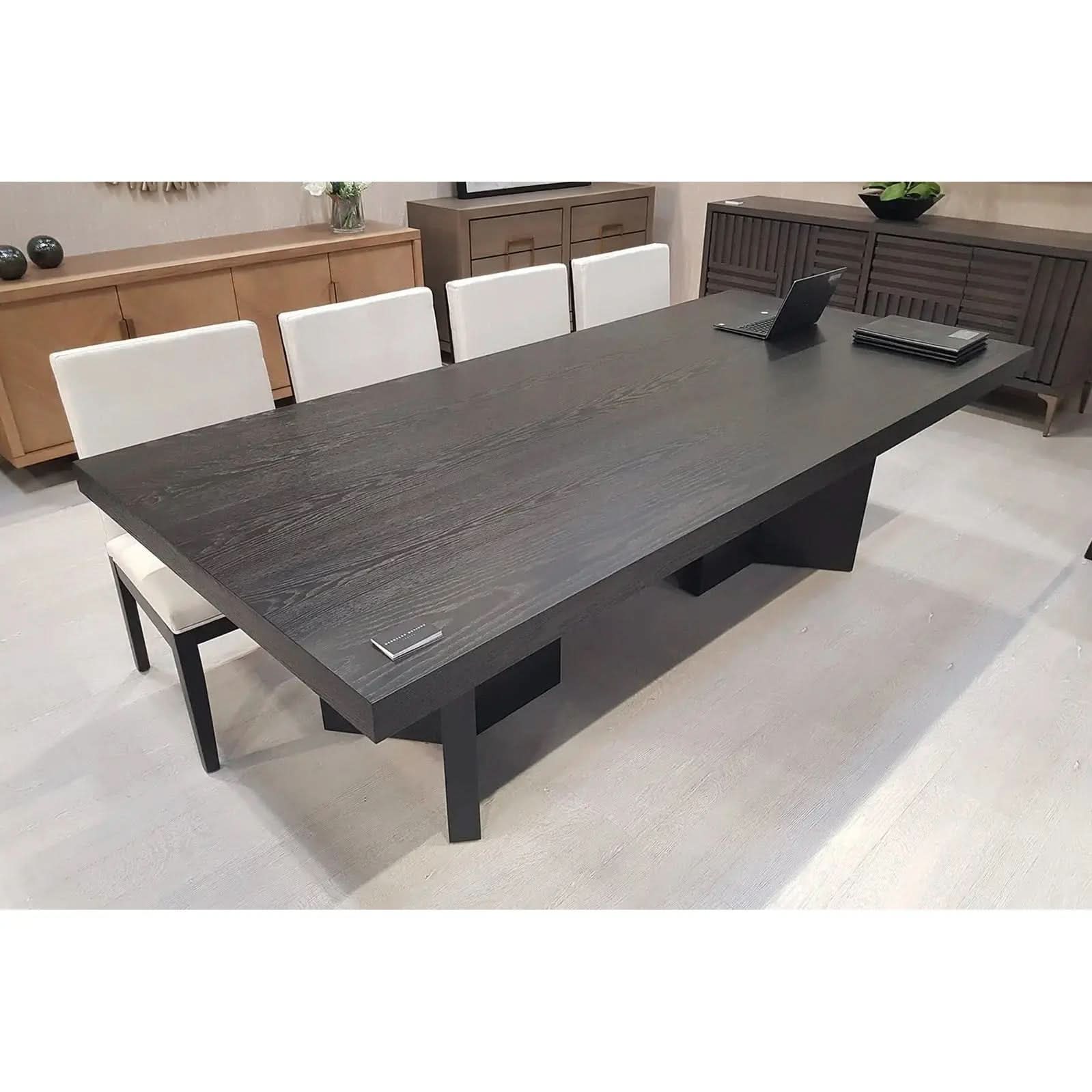 Berkeley Designs Sorrento 10 Seater Brown Oak Dining Table – 240cm   Nicholas John Interiors