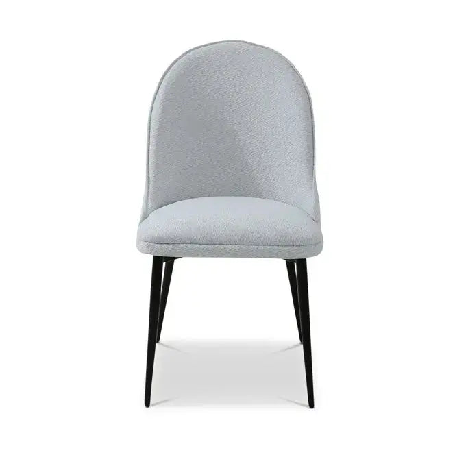 Berkeley Designs Tivoli Neutral Upholstered Dining Chair – Modern Chair with Black Legs   Nicholas John Interiors