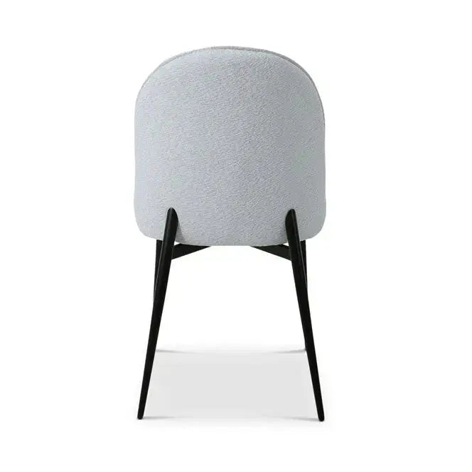 Berkeley Designs Tivoli Neutral Upholstered Dining Chair – Modern Chair with Black Legs   Nicholas John Interiors